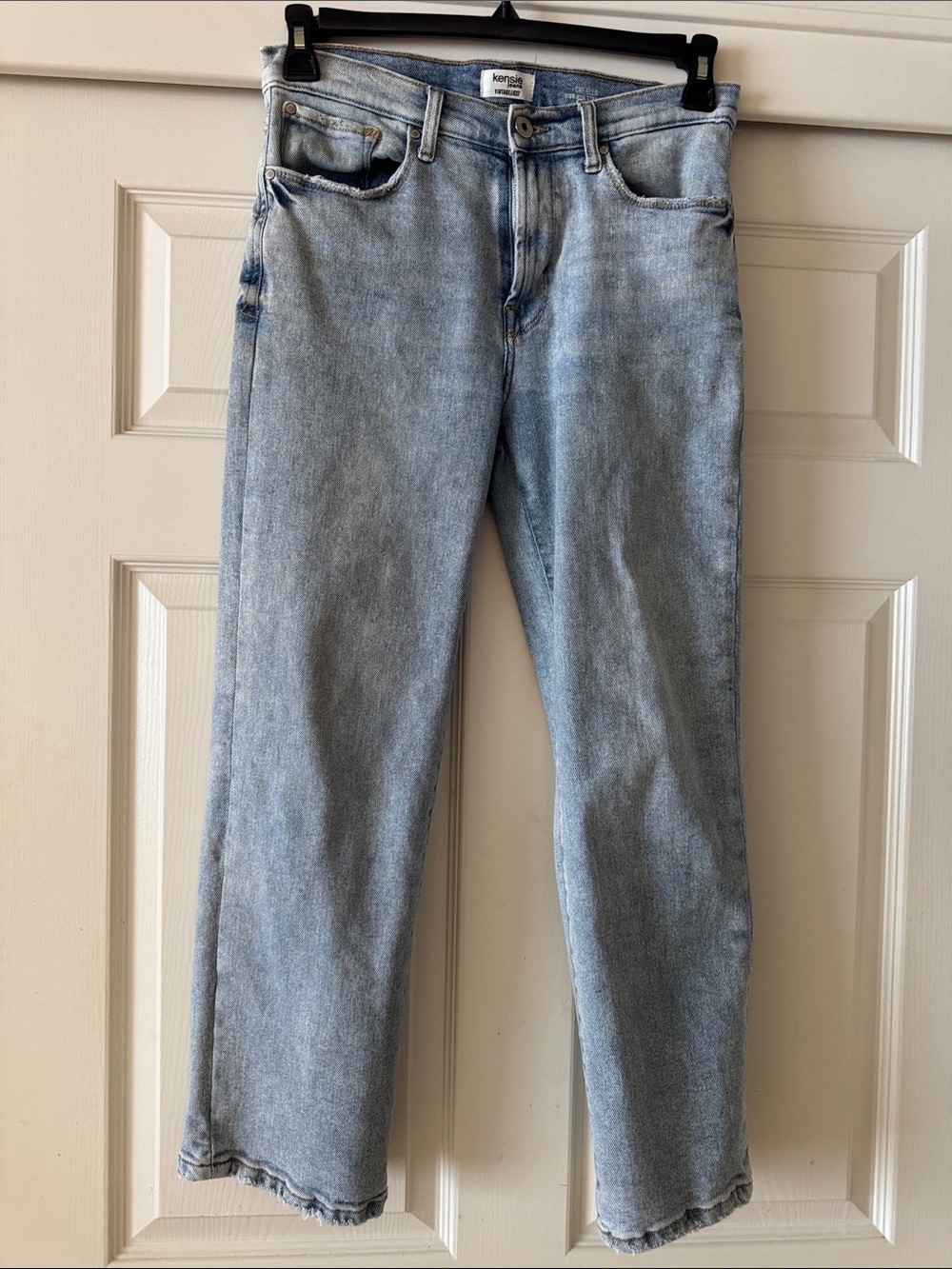 Kensie Classic Light Wash The Ella  Straight Leg Jeans